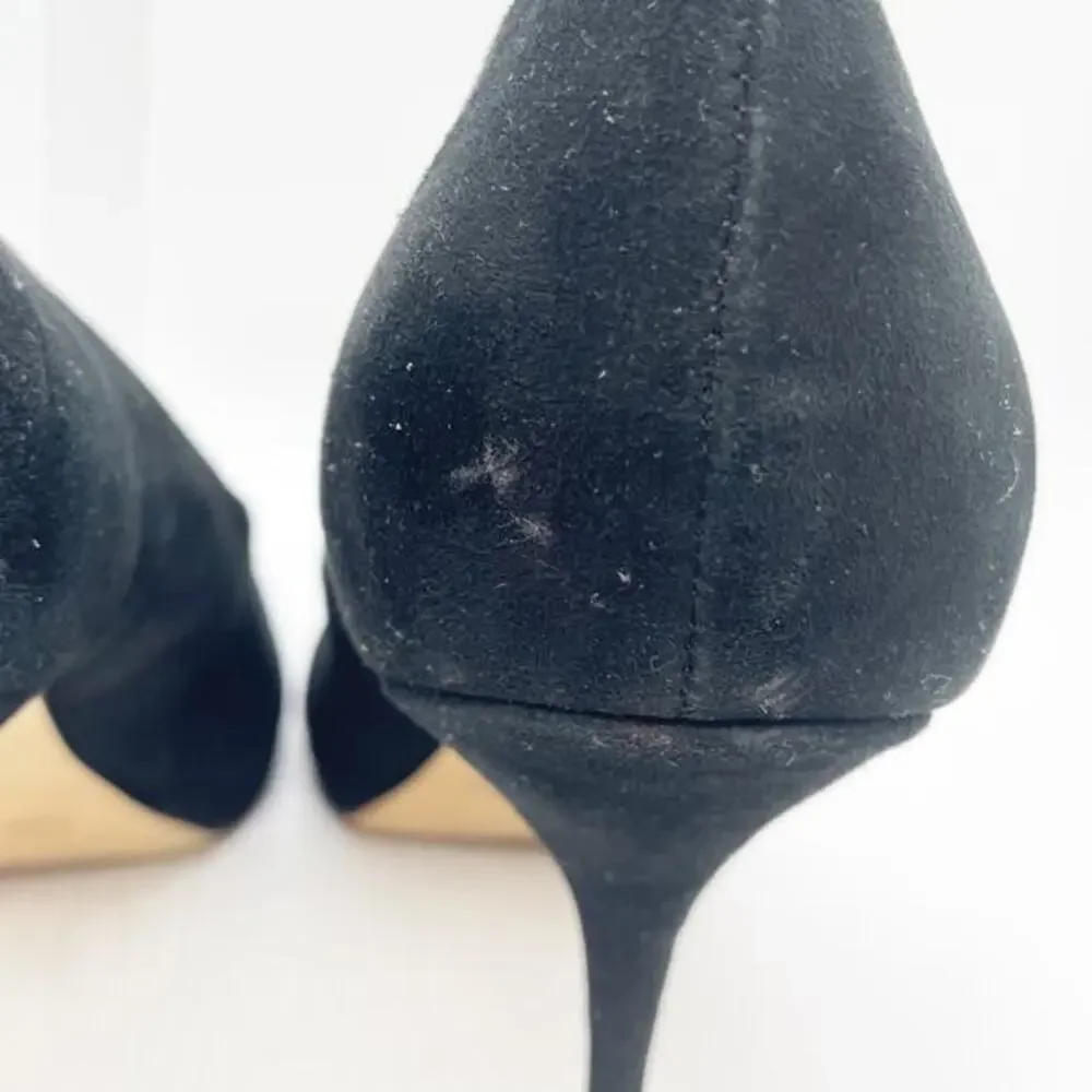 Vince Camuto Women's Puntolis Dress Platform Pumps Black Suede Size 9.5‎